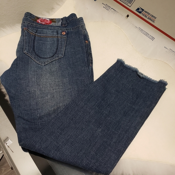 Freestyle Revolution Denim Jeans Sz 13 Embroidered - Picture 5 of 10